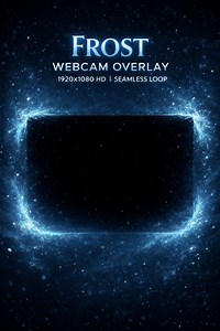 Frost Webcam Overlay | HD Stream Frame | Seamless Loop 1920x1080 - Etsy UK