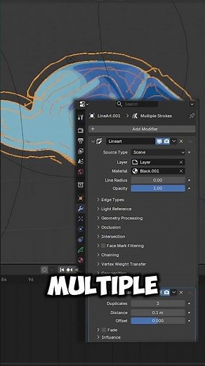 Make an Animated Scribble Outline in Blender