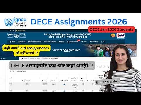 DECE Assignment Jan 2026 IGNOU Level Up Learning Simran Gumber