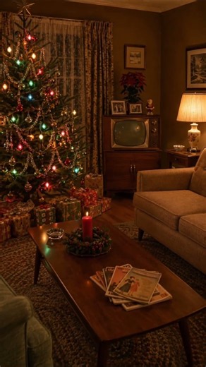 Would you spend the night here? #vintage #christmas #nostalgia #1950s