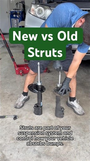 This is what worn out struts look like