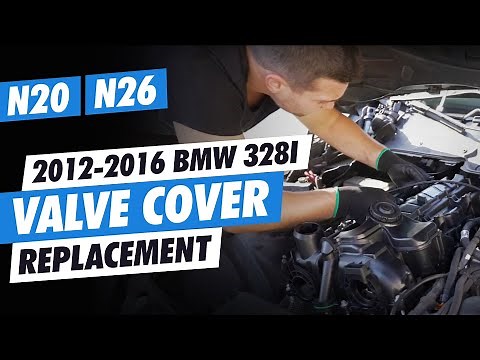 DIY F30 BMW 328i Valve Cover replacement (gasket) N20 (N26) engine