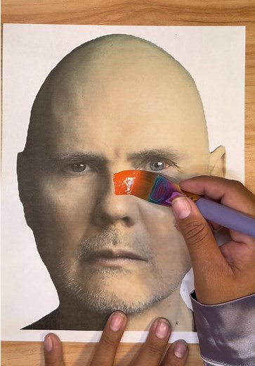Billy Corgan face paint tutorial: Painting the stars (Smashing Pumpkins)