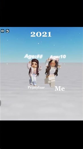 WE BOTH LOOKED SO CHOPPED IN 2021😭😭 #roblox #bffs #