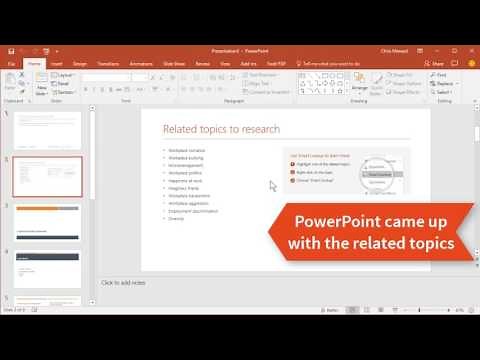 Use Quick Starter and Smark Lookup in PowerPoint by Chris Menard