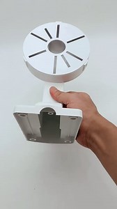 1258B ABS Universal Dome Camera Wall Mount Bracket - Indoor/Outdoor, Compatible with Hikvision & More, with Weatherproof Junction Box