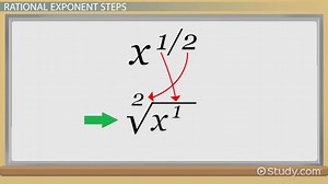 Addition & Subtraction of Rational Exponents - Video | Study.com