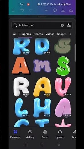 Creative Bubble Fonts in Canva!