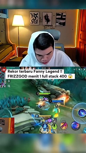 Fanny Legend's latest record FRIZZGOD 1 minute full stack 400 😱 #frizzgod