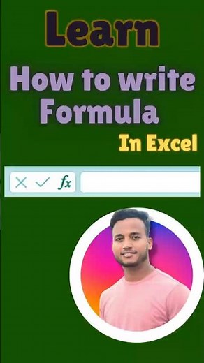 How to write formula in Excel | Excel me formula kaise lagate hain #excelshorts #excelhacks