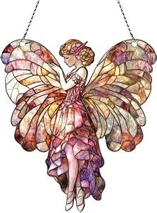 Fairy Ornaments Decor for Christmas Tree - Fairy Lover Gifts for Women Men - Home Wall Room Kitchen Decorations - Acrylic Ornament