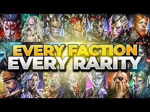 The VERY BEST Champion in EVERY Faction & EVERY Rarity!