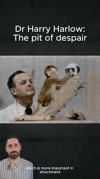 Dr Harry Harlow and his pit of despair.