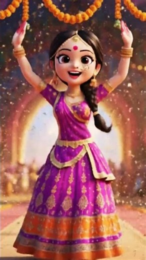 Little Princess Festive Dance! ✨ | 3D Animated Bollywood Celebration@LooLoo kids