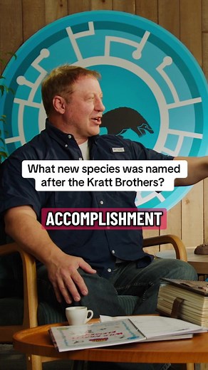 What new animal species was named after the Kratt Brothers? Dr. Gavin Svenson disovered a new species of praying mantis and named it “Liturgusa Krattorum” after the Kratt Brothers. It’s common name is Kratts’ Lichen Mantis. #wildkratts #krattbrothers #prayingmantis