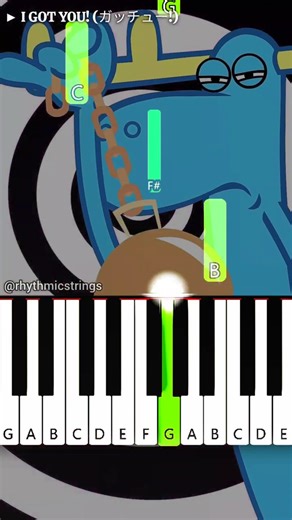 I GOT YOU! (ガッチュー!) [@Nemao] | Easy Piano Tutorial #shorts #happytreefriends