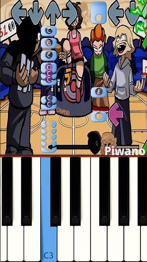 61 vs 67 fnf song - Piano Tutorial