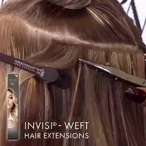 Why Invisi®Weft is different than any other weft hair extensions?! ✨ Designed by celebrity hairdresser JenAtkin, Invisi®Weft means natural looking hair extensions. ✔️50% flatter than any other weft ✔️ ❎ No bulky machine made wefts ✔️Mimicks the hairs natural root growth ❎ Other extensions can Limit hairstyles ✔️ Hand stitched for a feather-light feel ❎ No more heavy hair extensions ✔️ ✨ Hair Guaranteed for 9months ✨Unique Root blend Colours for a natural blend ✨ Lies completely flat to the head 