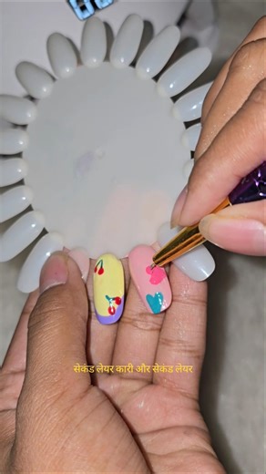 3/30 New Nail Design✨️💕 #shortsfeed #nailart #naildesign