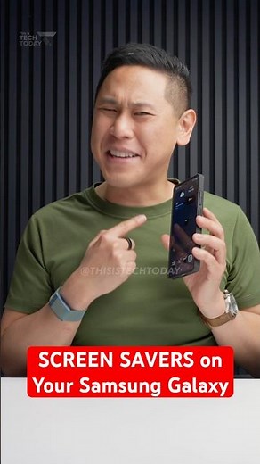 Enable SCREEN SAVERS on the Samsung Galaxy S25 Ultra