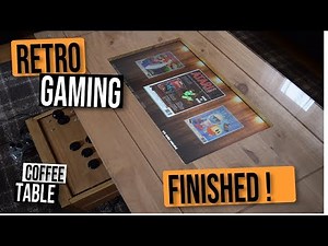 Raspberry PI Retro Arcade Gaming Coffee Table - FINISHED - CHECK IT OUT !