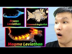 WOW! AKU MANCING SECRET LEVIATHAN DAN CROWNED ANGLERFISH DI MARIANAS VEIL UPDATE FISCH ROBLOX