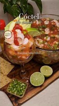Cóctel de camarones | Receta fácil #comida #mariscos #recetas #recipe