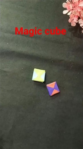 how to make magic cube 🟡🟡🟡🟡#diy #papercraft #shorts