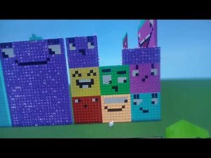 Learn to count by 95 with Noah, Minecraft number blocks