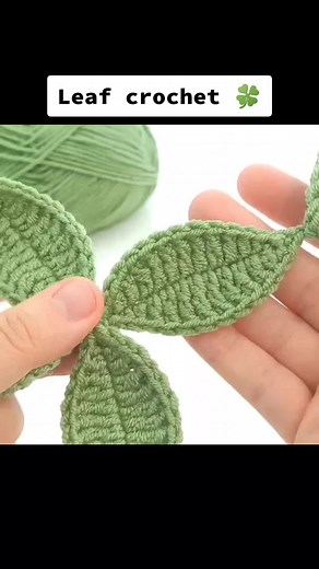 Easy Crochet Leaf Tutorial