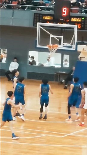 播元佑哉のキレキレドリブルからのバスカン 鳥取城北高校 男子決勝 全関西高校バスケ2026#バスケ#高校バスケ#全関西高校バスケ