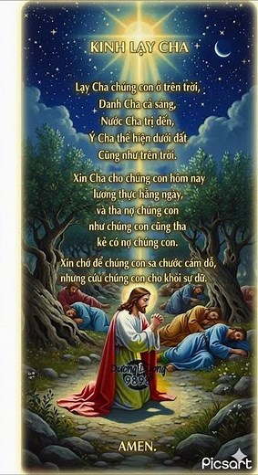 KINH LẠY CHA | THE LORD’S PRAYER #kinhmâncôi #prayer #kinhlaycha #thelord #avemaria