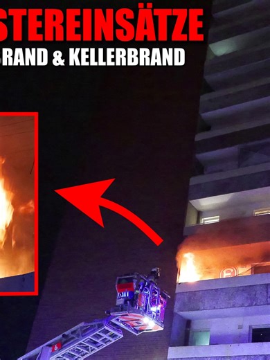 Balkonbrand in Düsseldorf: Feuerwehr im Einsatz