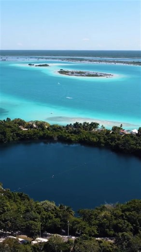 Bacalar | Mexican Caribbean on Instagram: "An eye into infinity 🌀⁣ ⁣ Cenote Azul is one of Bacalar’s deepest and most iconic cenotes. Surrounded by lush jungle, its intense blue waters look like an open eye gazing into the universe: a place where the water embraces you and everything feels at peace.⁣ ⁣ What does this place inspire in you? ✨⁣⁣ ::: El Cenote Azul es uno de los más profundos y emblemáticos de Bacalar. Rodeado de selva, su azul intenso parece un ojo abierto al universo: un espacio
