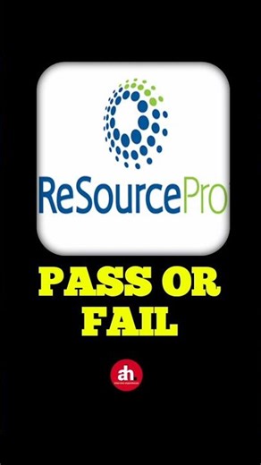 ResourcePro Assessment pass or fail ‪@akshayhangaragi‬