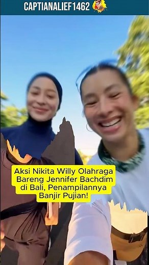 Aksi Nikita Willy Olahraga Bareng Jennifer Bachdim di Bali, Penampilannya Banjir Pujian!