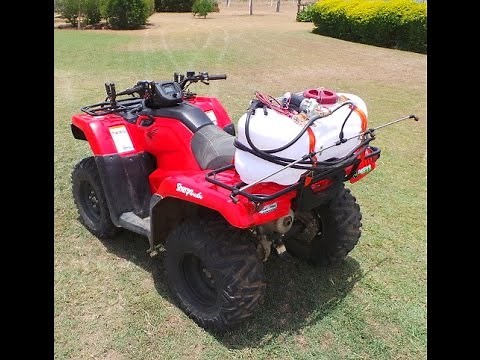 Pulverizador para Quad ATV con deposito de 60 litros y con barra herbicida