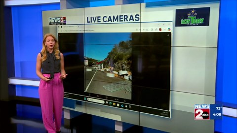 Semi hauling 28K pounds of paper overturns on I-40