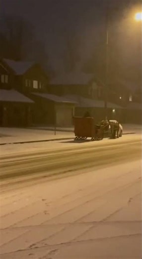 Santa Sleigh Crash Caught on Camera! #realitycheck #winterfails