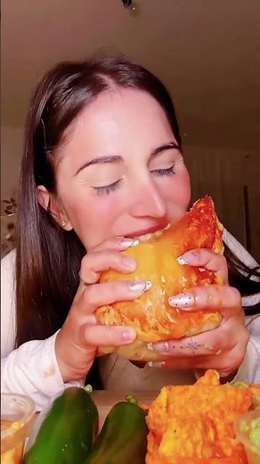 VIRAL CHIPOTLE GRILLED CHEESE BURRITO MUKBANG | GIANT BURRITO EATING ASMR | SATISFYING FOOD VIDEO