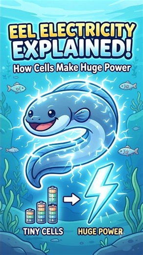 How Do Electric Eels Make Electricity? ⚡🔋 | Science Behind the Shock!