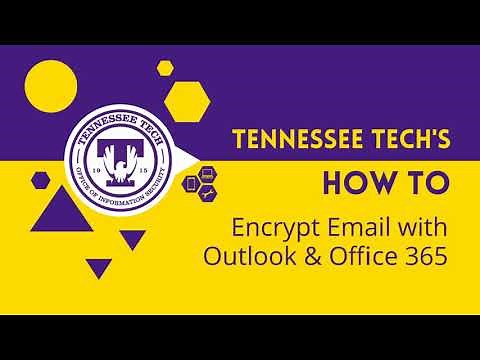 How To Encrypt Email with Outlook O365
