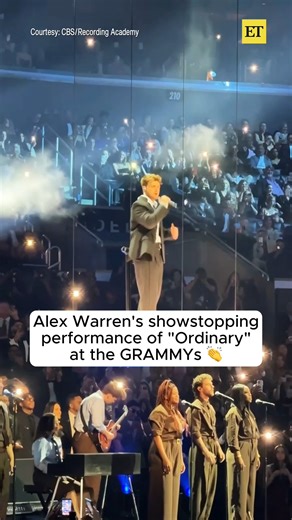 Alex Warren delivered a breathtaking performance of “Ordinary” at the #GRAMMYs. ✨ | Entertainment Tonight