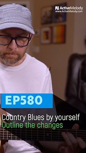8.6K views · 632 reactions | This week’s lesson: Country blues that you can play by yourself, while outlining the changes. - #guitarlessons #countryblues #acousticblues | ActiveMelody Guitar Lessons | Facebook