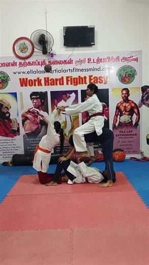 Karate Girls Human Cycle