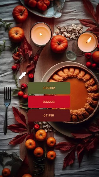 🍂Happy Thanksgiving!🍁 Wishing you a joyous Thanksgiving filled with warmth, laughter, and delightful moments just like this color palette. Have fun applying it to your Thanksgiving projects! #colorpalette #thanksgivingvibes #fallcolors #wondershare #Thanksgiving | Wondershare