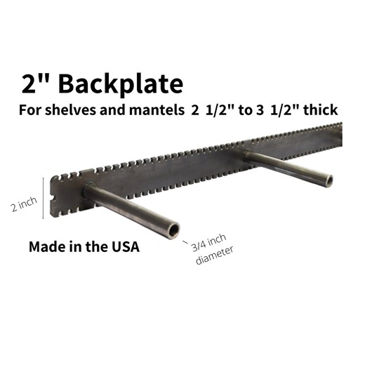 Heavy Duty Floating Mantel Bracket: 2" Back Plate, Easy Install - Etsy Canada