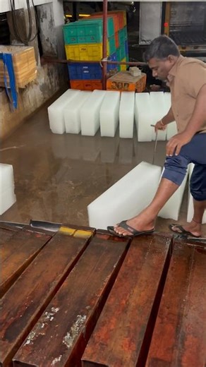 Biggest ice factory | Making Process #chill #summer #cool #shorts #hardwork