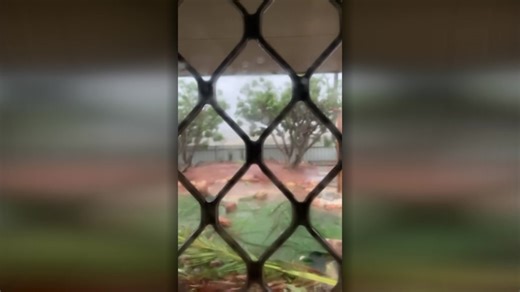 Exmouth residents capture footage from behind shutters as Cyclone Narelle hits