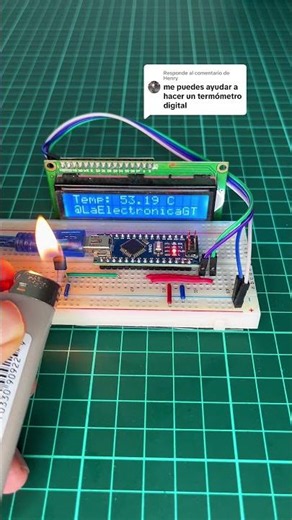 Medidor de Temperatura con LM35, Arduino y Pantalla LCD | #LaElectronicaGT